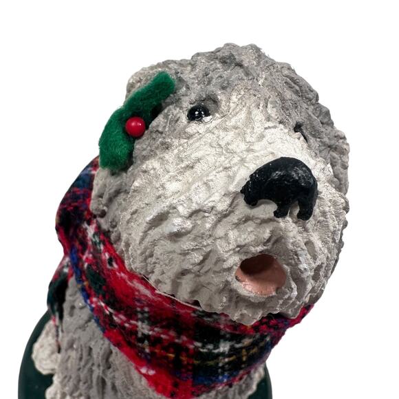 Vintage Byers Choice The Carolers Sheep Dog w/ Scarf Figurine Christmas 1987 Xm - Picture 2 of 10
